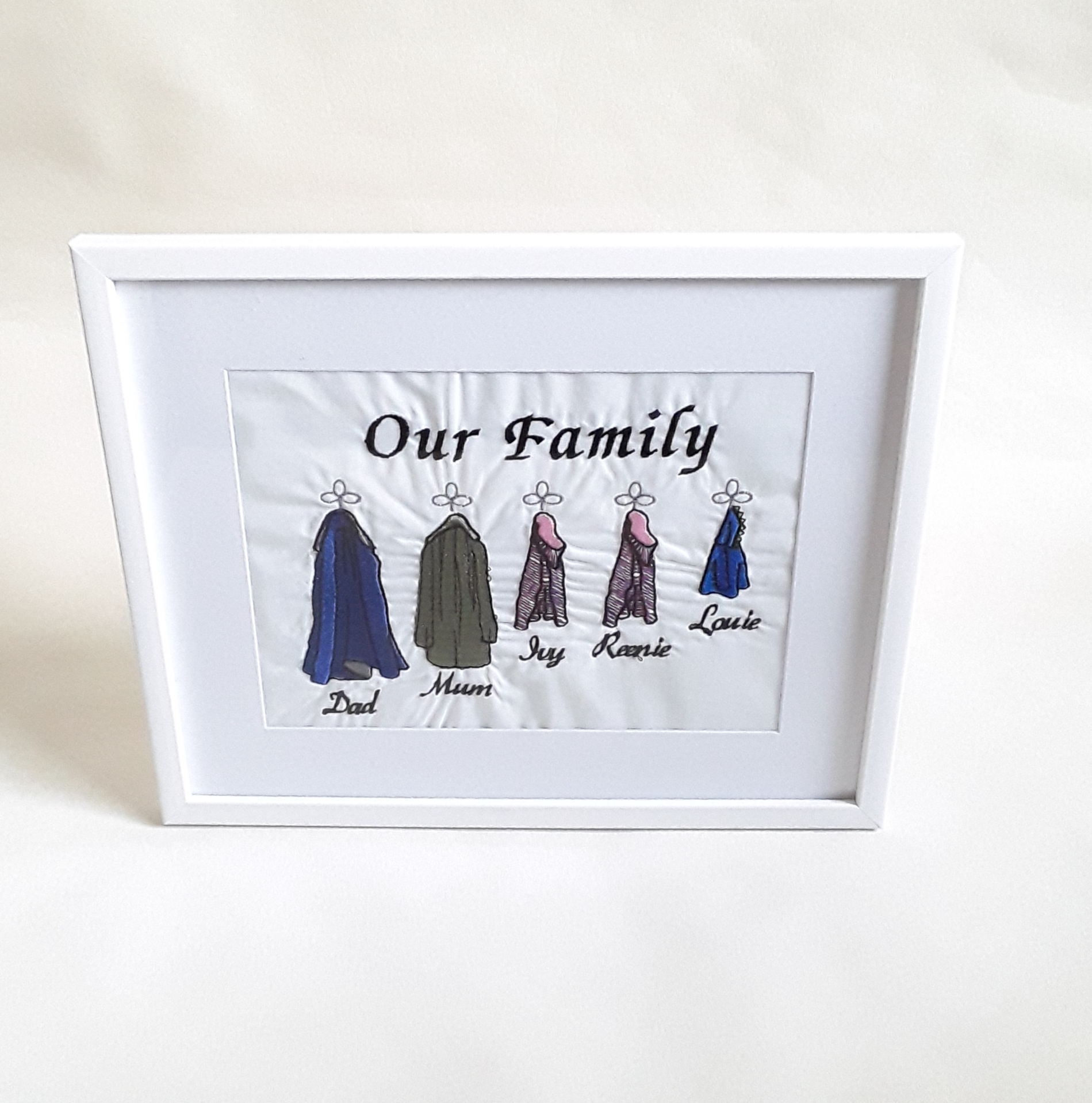 Personalised Family Coat Framed Gift 7 Personalised Family Coat Framed Gift - Image 7