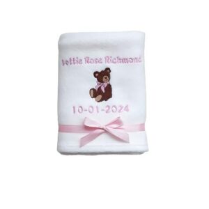 Personalised Teddy Blanket 1 Personalised Teddy Blanket