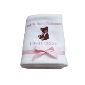 Personalised Teddy Blanket 2 Personalised Teddy Blanket - Image 2