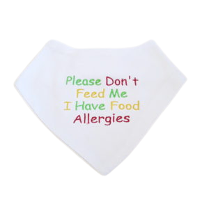 Allergy Bib or Bandana