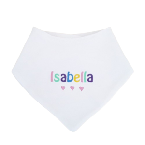 Personalised Bib 3 Bandana personalised with name