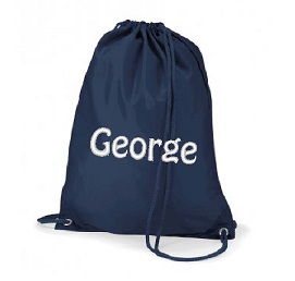 Personalised School Bags 6 Personalised Drawstring Bag