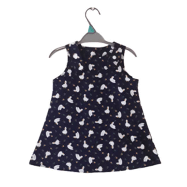 Duck Pinafore Dress