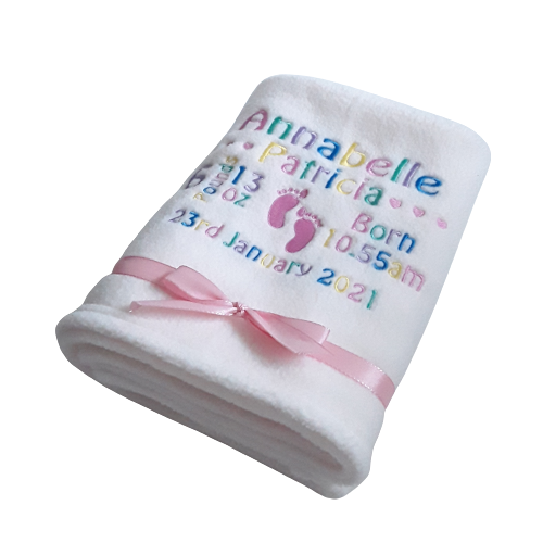 Personalised Baby Girl Blanket 7 Personalised Baby Girl Blanket - Image 7