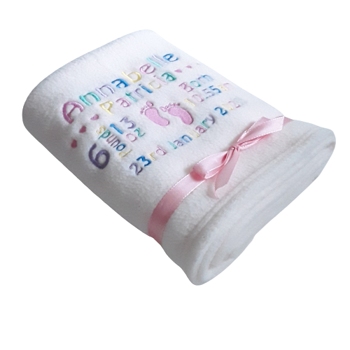 Personalised Baby Girl Blanket 6 Personalised Baby Girl Blanket - Image 6