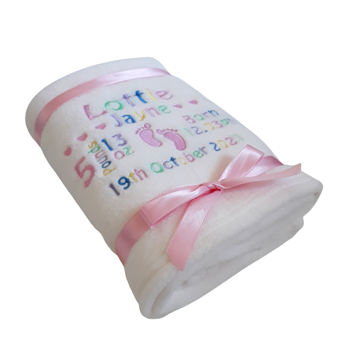 Personalised Baby Girl Blanket 11 Personalised Baby Girl Blanket - Image 11