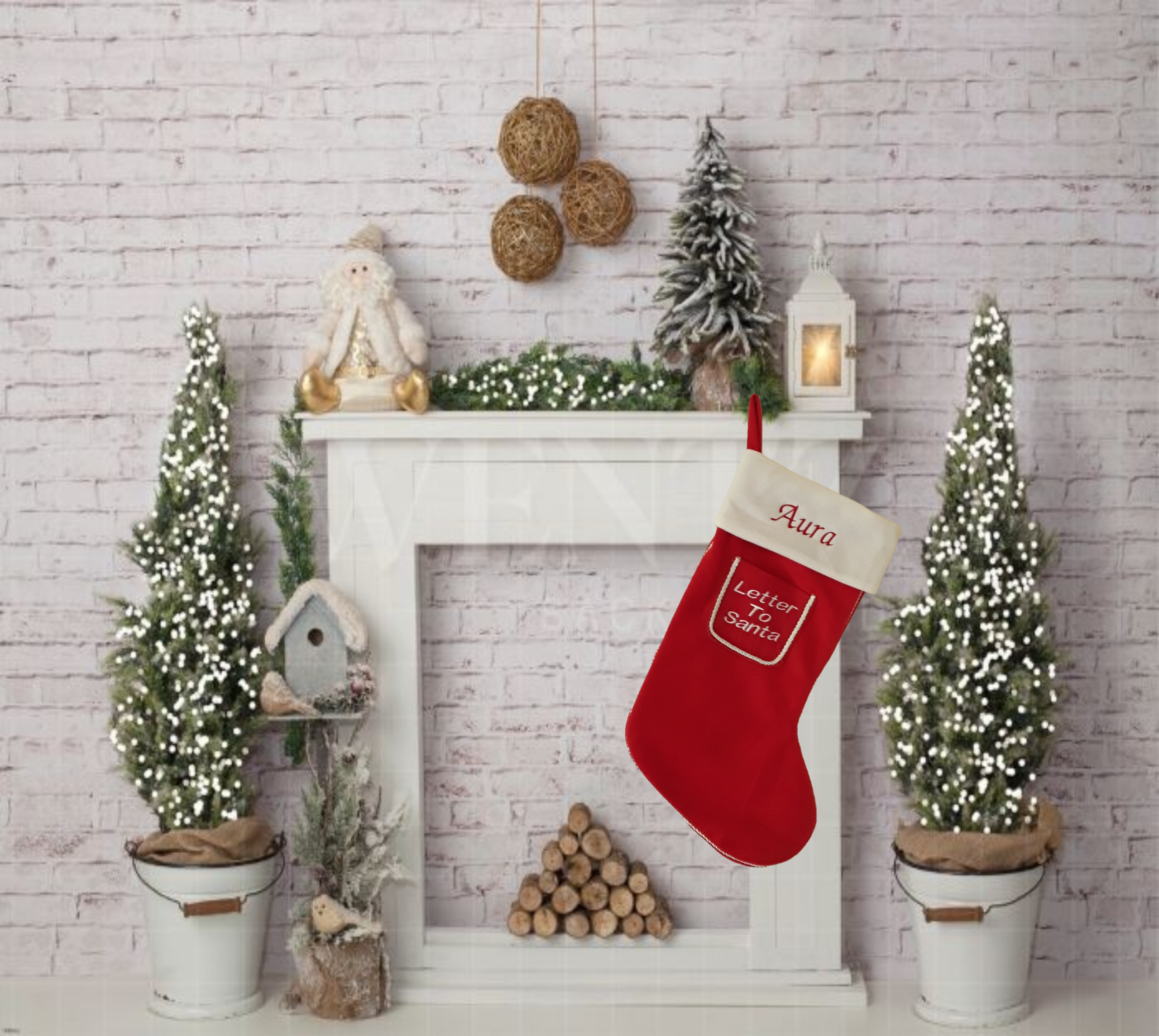 Personalised Christmas Stocking 2 Personalised Christmas Stocking