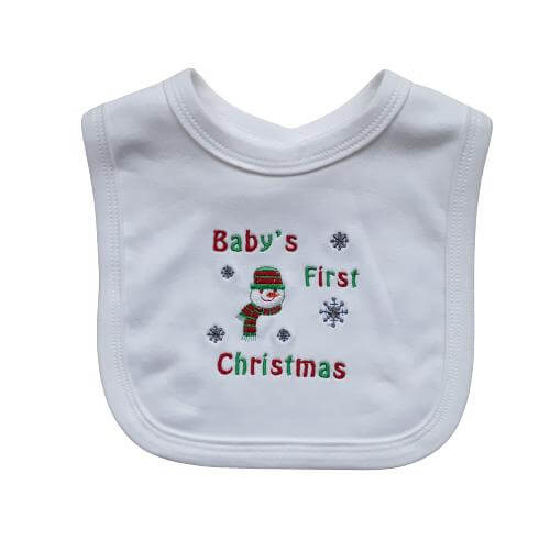 First Christmas Bib 2 First Christmas Bib - Image 2