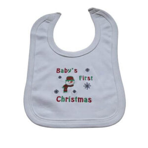 First Christmas Bib