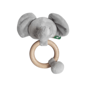 Recycled Baby Rattle Toy 4 Elephant Baby Rattle