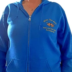 Workwear 1 Blue Hooded Top